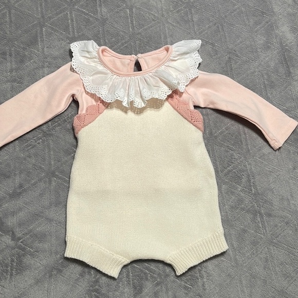 Romper and ruffled top set - Picture 3 of 7